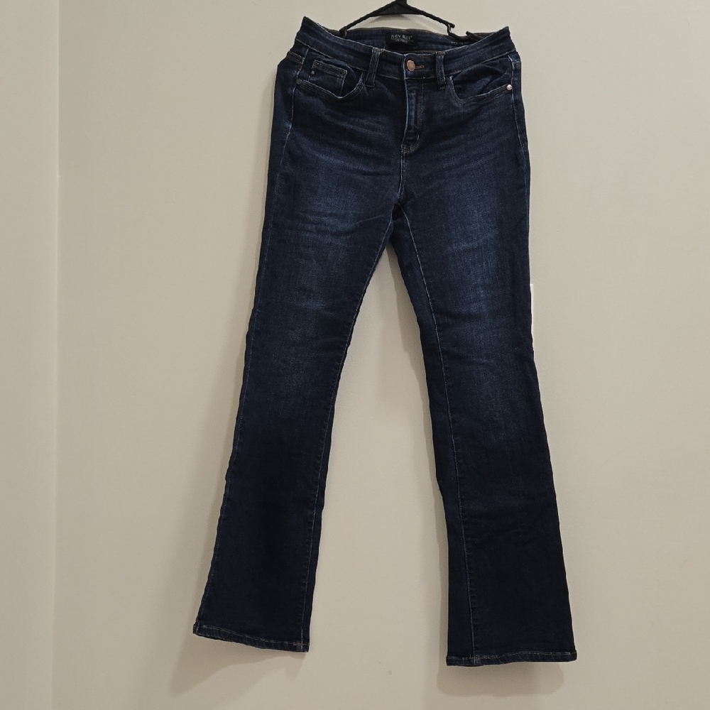 Judy Blue Dark Indigo Flare Jeans - Picture 3 of 16